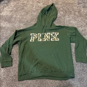 PINK Victoria's Secret Green Hoodie